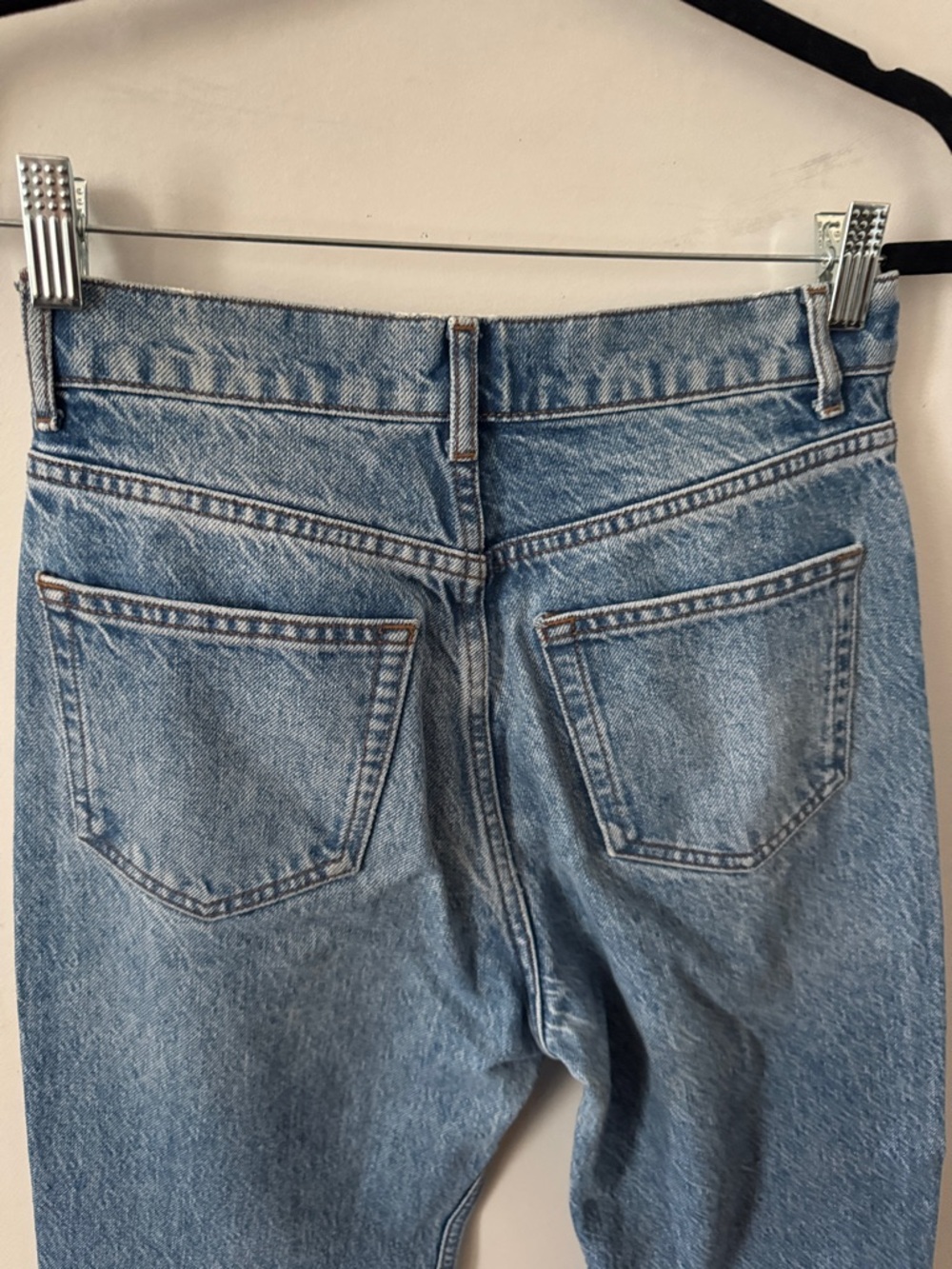 Reformation Cynthia High Rise Straight Jeans in Colorado Wash - Picture 6 of 8